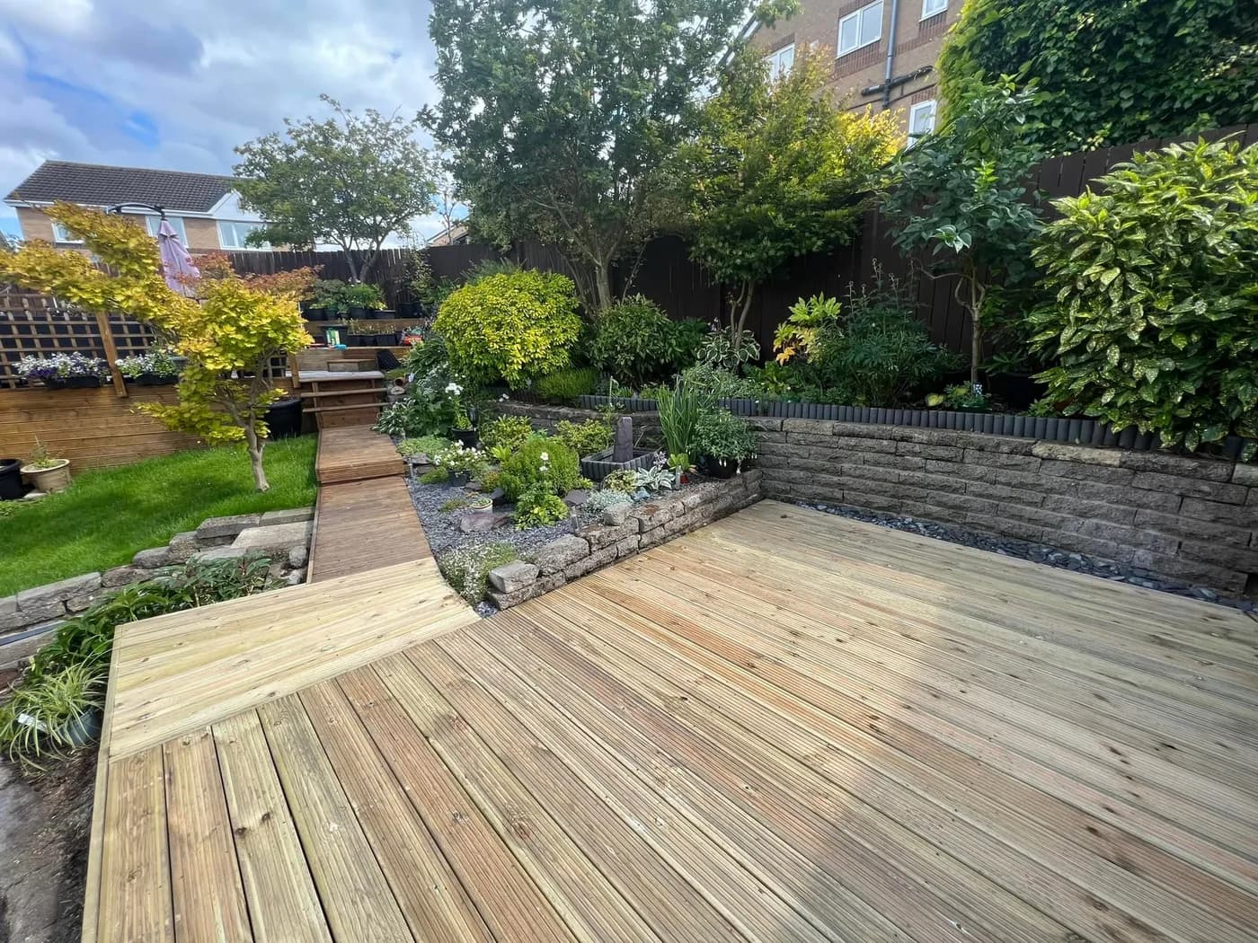 Decking & Paths service in Northumberland by Harrison Landscape & Garden Services