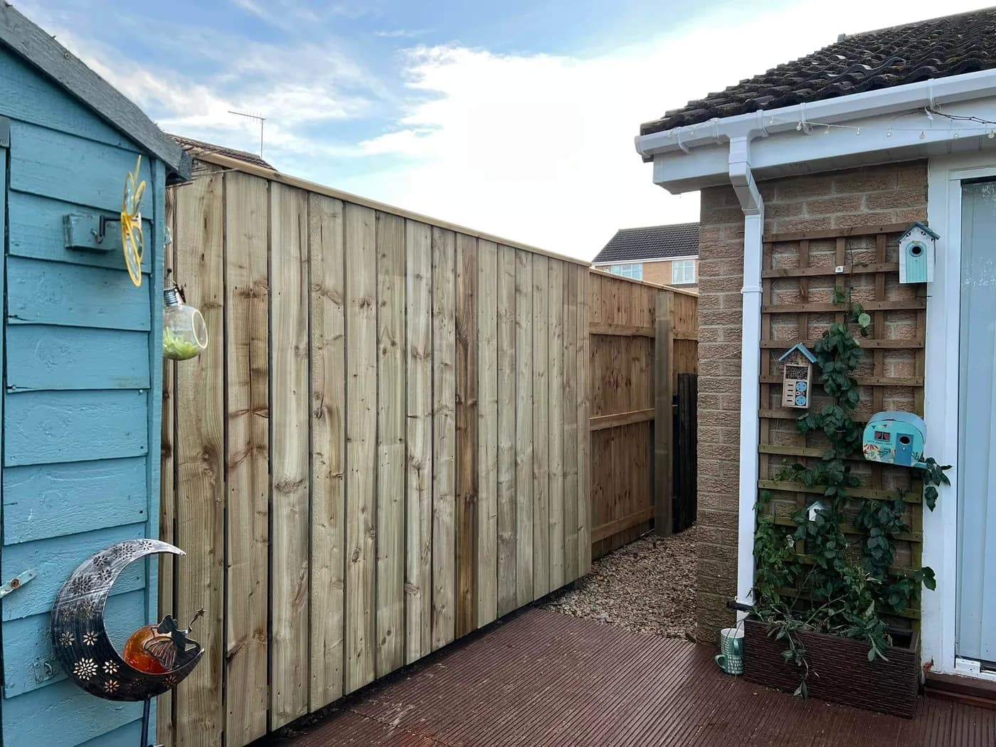 Double-Board Fence Installation in Prudhoe, photo 4 of 6