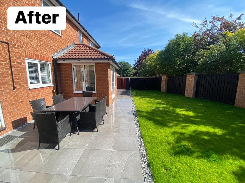New Patio & Lawn Installation in Prudhoe, photo 5 of 14