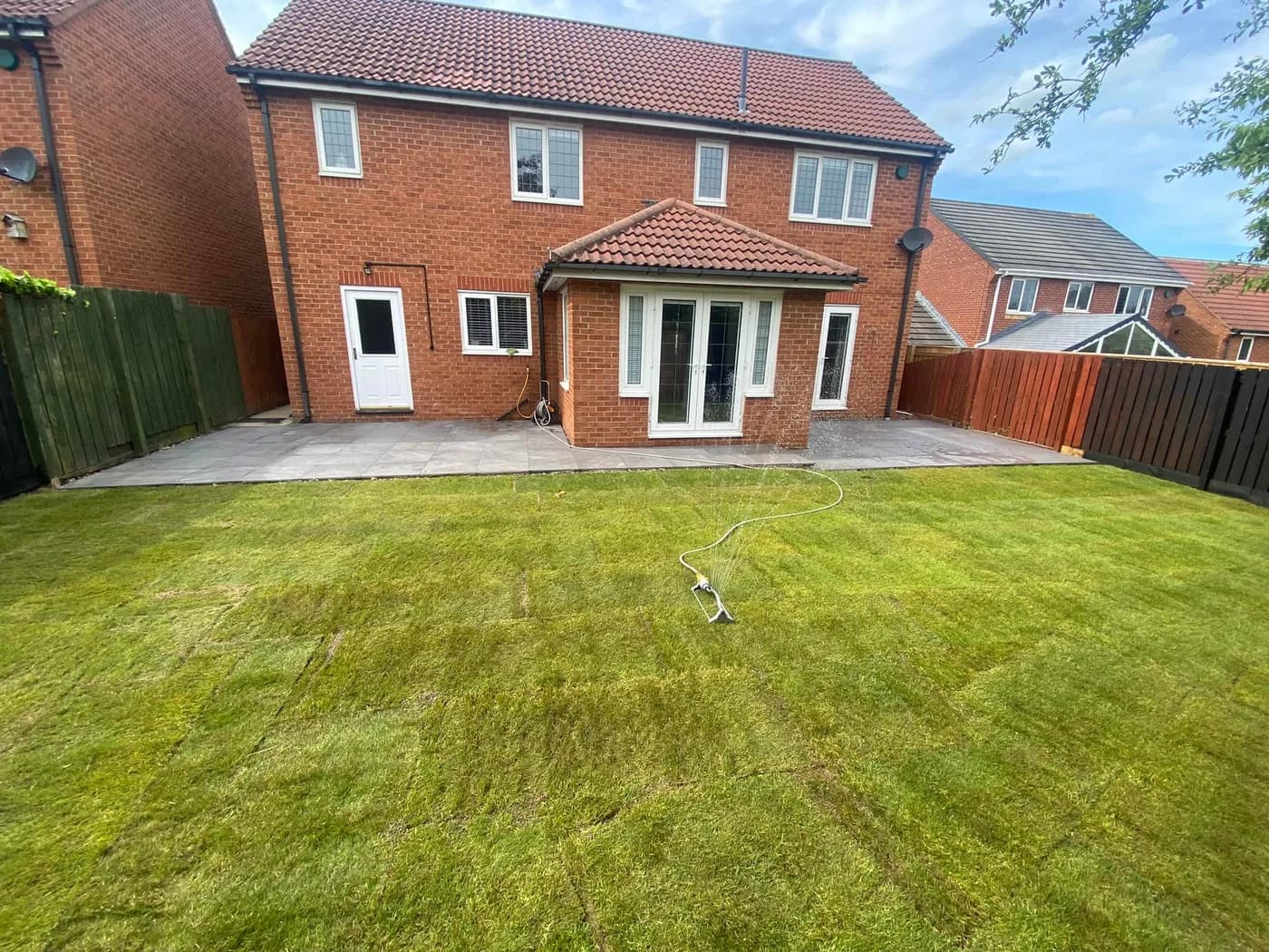 New Patio & Lawn Installation in Prudhoe, photo 7 of 14